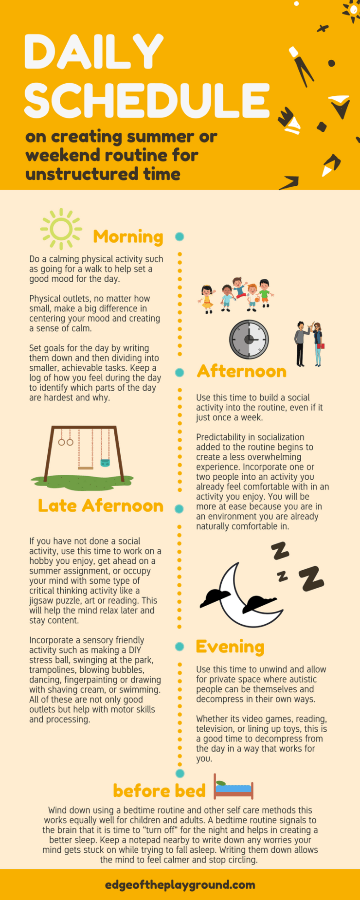 unstructed time info